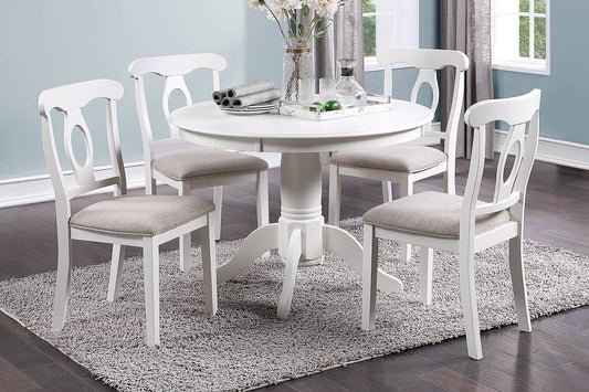 5-PC DINING SET WHITE