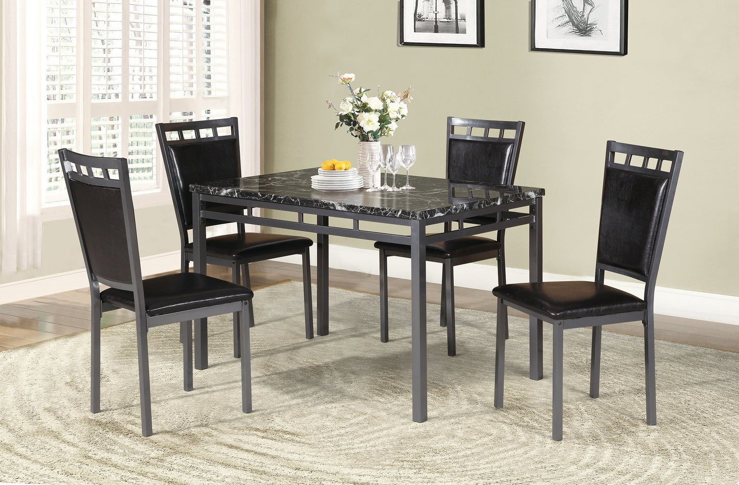 Item F2389 - 5-Piece Dining Set