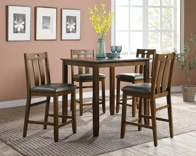 Item F2559- Counter Height 5-Piece Dining Table