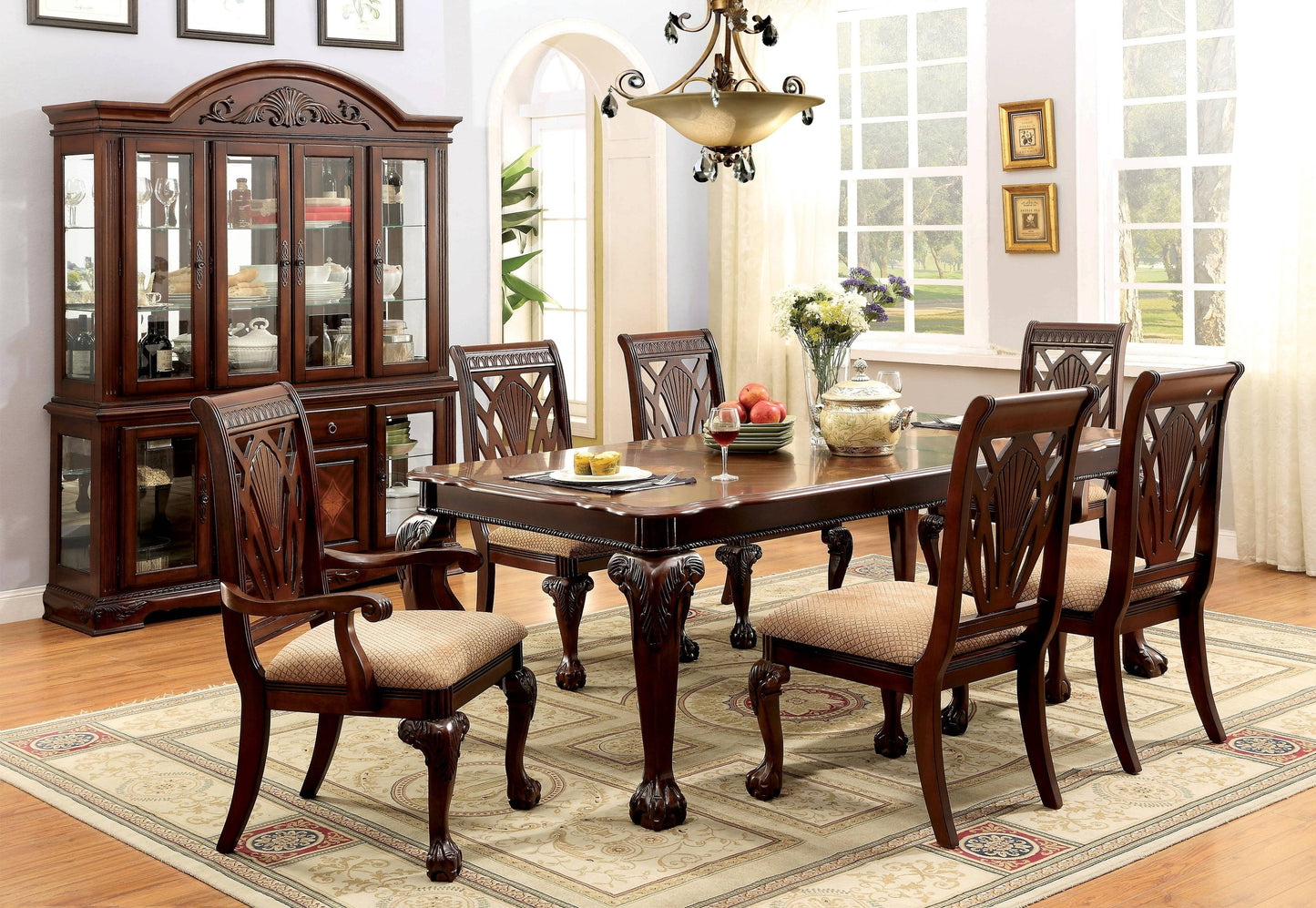 Pete Traditional Padded Side Chairs (Set of 2)