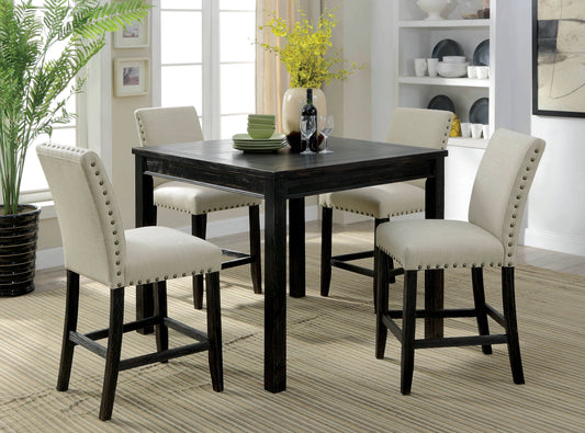 Ardens Transitional 5-Piece Counter Height Table Set