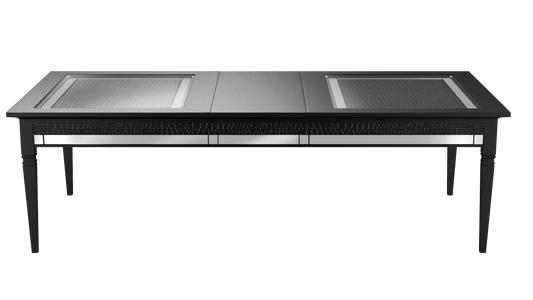 Brenda Contemporary Dining Table with 18" Leaf