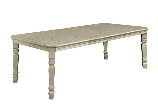 Biarritz Transitional Dining Table with Two 18" Leaves