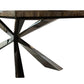 Table Petrified With Resin Stainless Steel Leg 138"