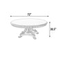 Beachstone Anglia Dining Table 72''Rd