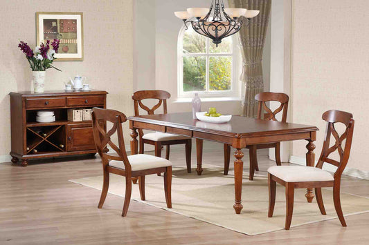 Andrews Butterfly Leaf Dining Table – Chestnut