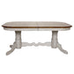 Country Grove Double Pedestal Butterfly Leaf Dining Table – Gray Oak