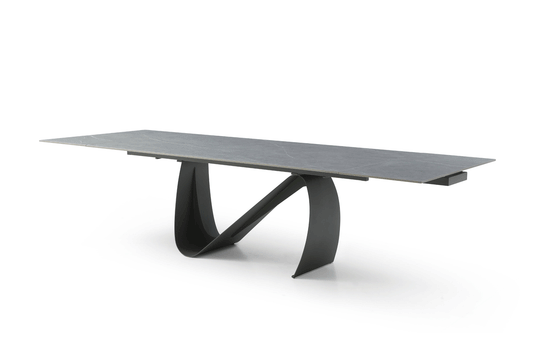 9087 Table Dark grey with 1218 swivel dark grey chair