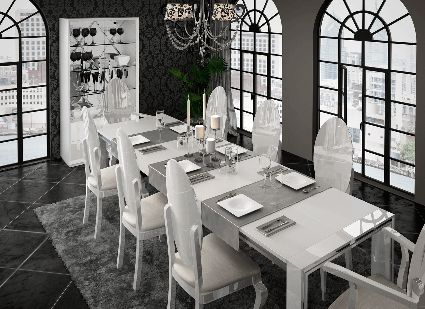 Carmen White Dining Room