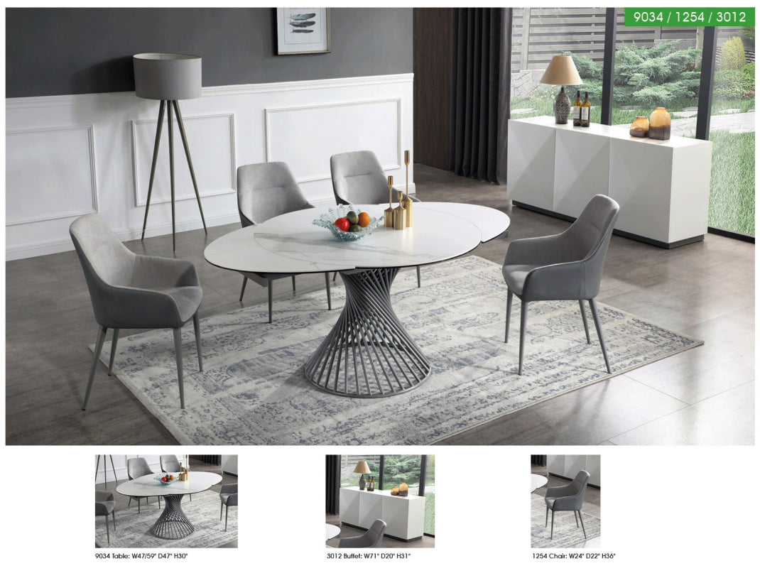 9034 Dining Ceramic Table