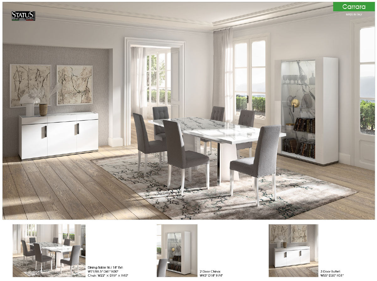 Carrara Dining Table