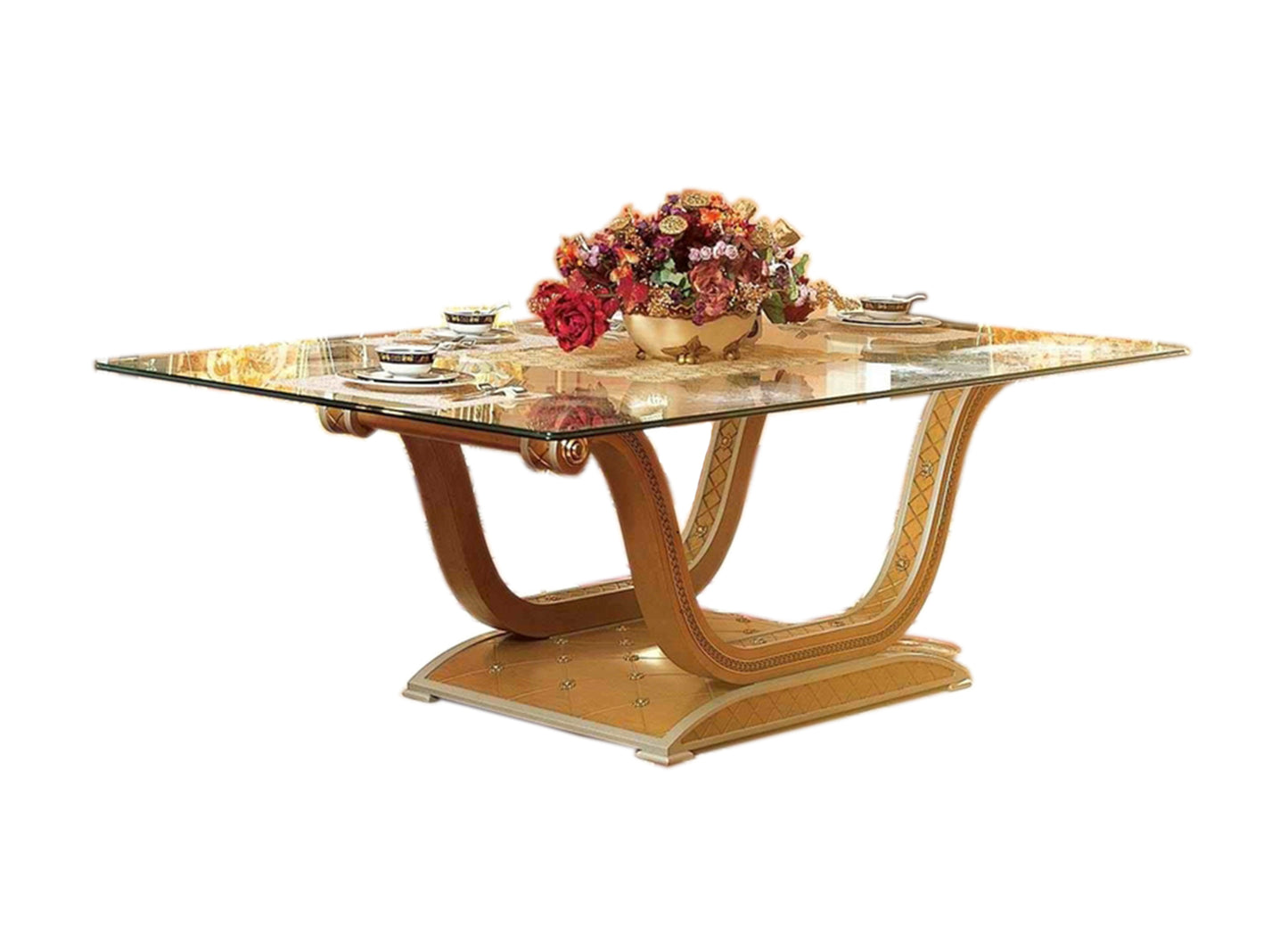 Infinity E-16 Glass Dining Table