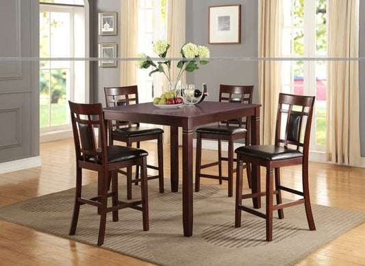 Item F2252- Counter Height 5-Piece Dining Table