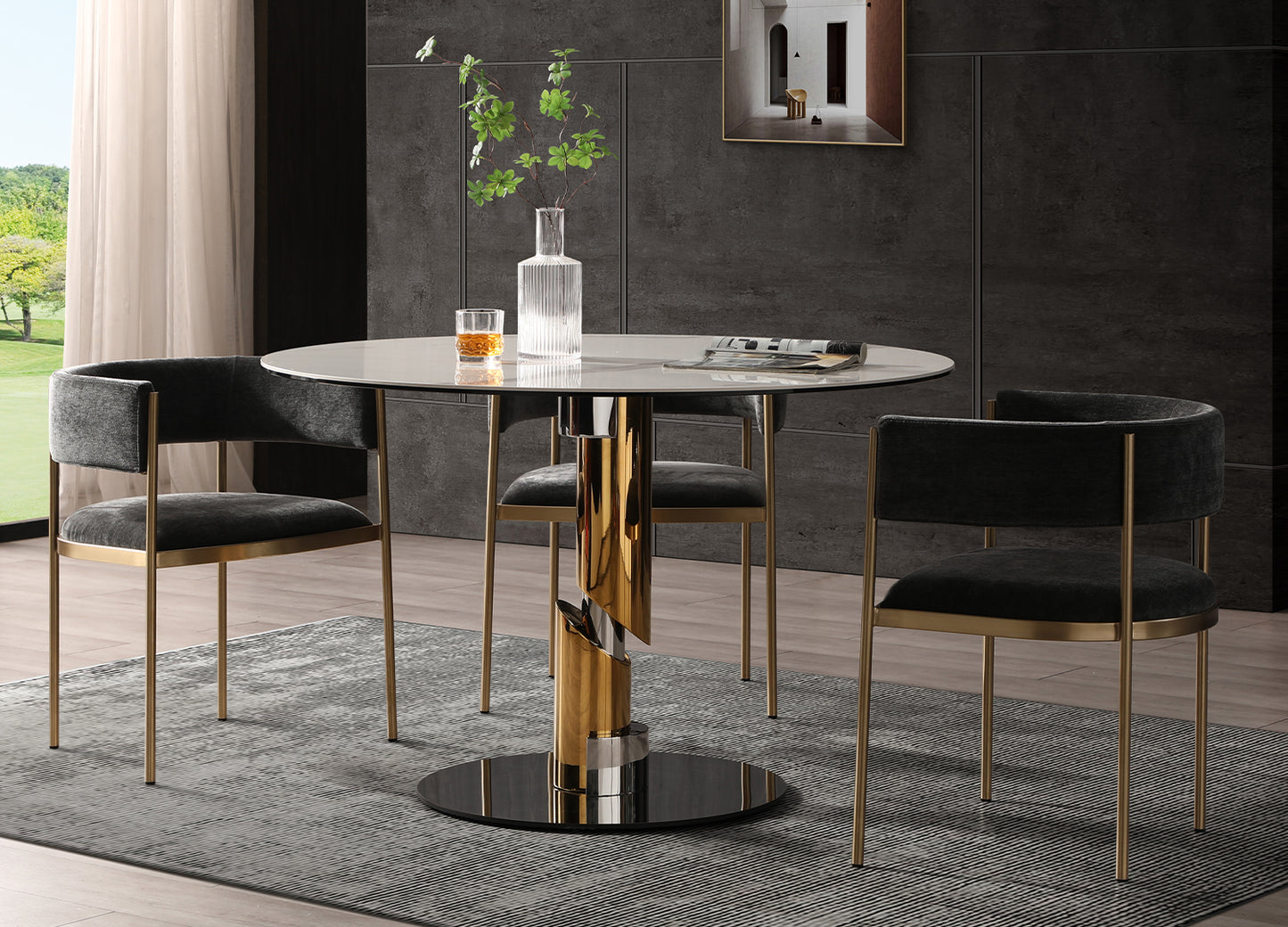 Gloria Round Dining Table