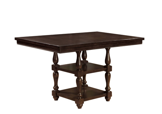 Roselyn Cottage 2-Shelf Counter Height Table