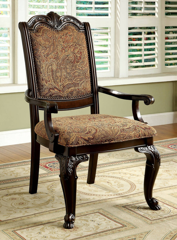 Bell Traditional Padded Dining Chairs (Set of 2)