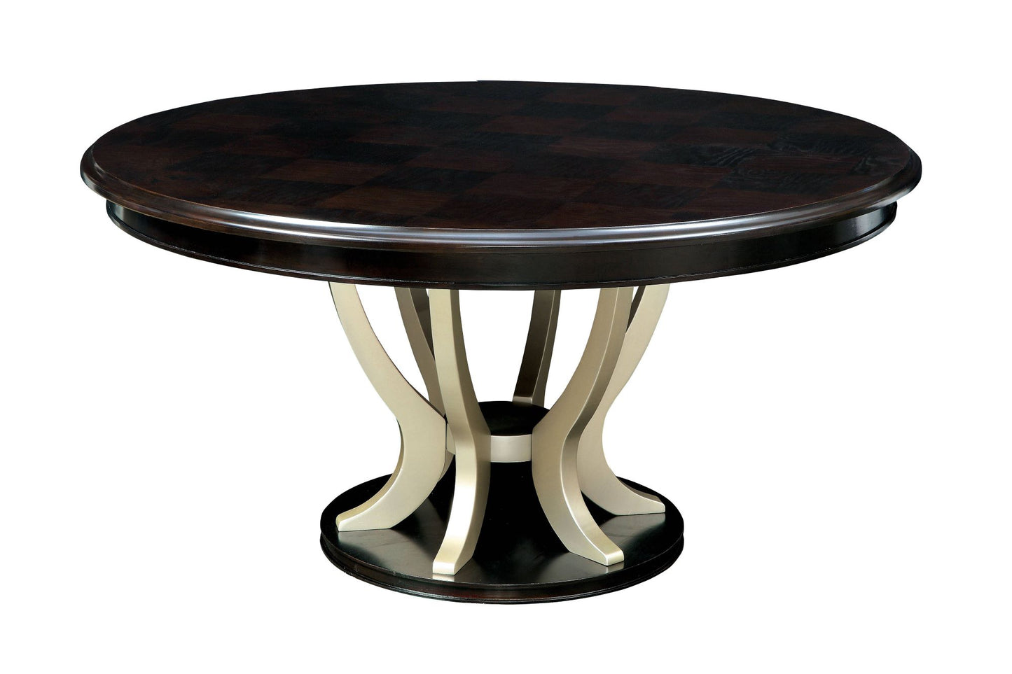 Denise Transitional Round Dining Table