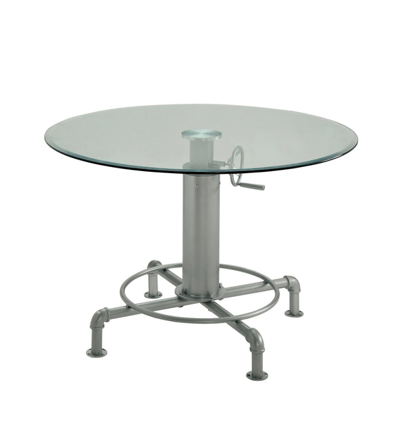 Conrad Industrial Height Adjustable Dining Table