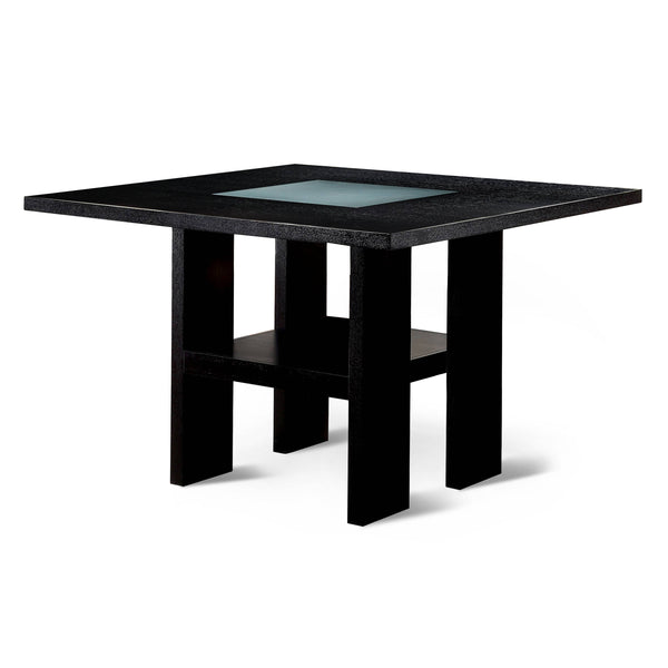 Zia Contemporary LED Counter Height Table in Black