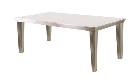 Haylie Transitional Dining Table with 18" Leaf