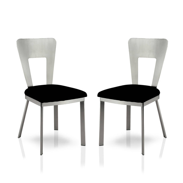 Tino Contemporary Padded Side Chairs (Set of 2)