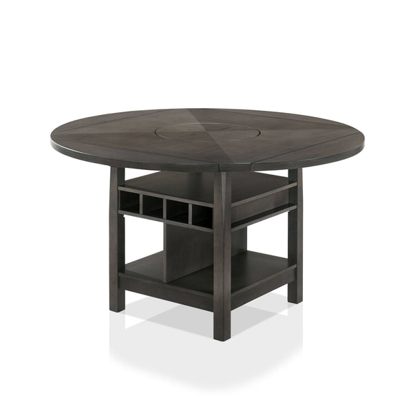 Summerland Multi-Storage Counter Height Dining Table in Gray