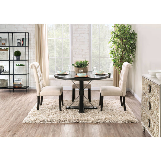 Lorton Rustic Pedestal Dining Table