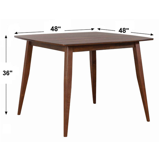 Counter Height Pub Dining Table – Mid Century (48″)